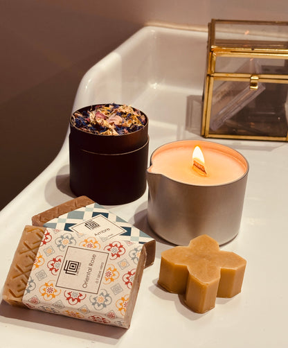 BOUGIE DE MASSAGE - RITUEL SOIN AUX HUILES BIO